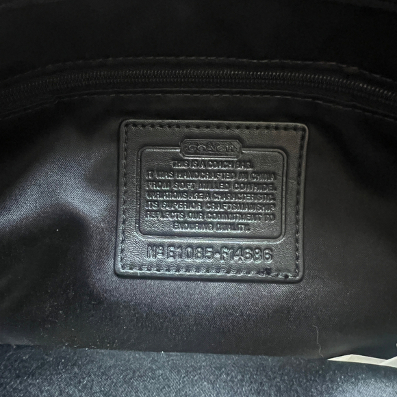 Coach | Black Leather Satchel Bag - Picture 2 of 12